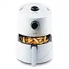 Aria Air Fryers CCW-909 Aria Ceramic Air Fryer, 3Qt, White