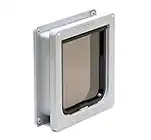 Cat Mate 4 Way Locking Cat Flap with Door Liner to 50mm (2”), White (235W)