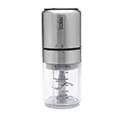 Mini blender multifonction Princess 221080 inox brossé - blender et hachoir - 0,5 L - 1 vitesse - 2 lames