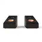 Klipsch Reference Premiere RP-500SA II Dolby Atmos Highly Versatile Surround Sound Speakers for Up-Firing Immersion, Height Speakers, or Rear Surround Speakers for Cinematic Home Theater in Black