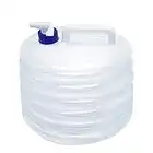 KONKY Folding Water Bucket, 5L/10L/15L Collapsible & Portable Water Container, BPA-Free Water Carrier Water Tank for Camping Hiking Fishing Climbing Picnic BBQ Travel Outdoor Use (5L)