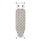 Xpork Ironing Boards Covers Heavy Duty Ironing Board with Mesh Metal Base for Hanging Portable Folding Mini Iron Board for Sewing Craft Room Household Dorm E-3