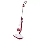 Dirt Devil Steam Mop with Swivel Head, Handheld Floor Cleaner with Microfibre Pads & Carpet Glider Attachment for Carpets, Laminate, Hard Floors and Bathrooms