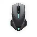 Alienware 610M Wired/Wireless Gaming Mouse - AW610M (Dark Side of The Moon), grey