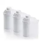 Alkanatur - Lot de 3 filtres alcalinisants certifiée pour Carafe - l'eau alcaline - Capacité de 400 litres par Filtre