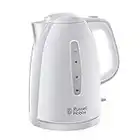 Russell Hobbs 21270 Textures Plastic Kettle, 1.7 Litre, 3000 W, White