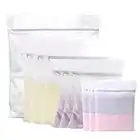 BillyBath Bolsa para Lavadora Bolsa Malla de Lavandería para Lavadoras Bolsas de Colada con Cremallera para Ropa Delicada Sujetador Interior Calcetines Zapatos y Ropa de Bebé - 10-Pcs (1XL+3L+3M+3S)