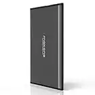 Disco Duro Externo 500GB - 2.5" USB 3.0 Ultrafino Diseño Metálico HDD Portátil para Mac, PC, Laptop, Ordenador, Xbox One, PS4, Smart TV, Chromebook - Grey