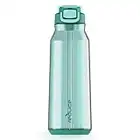 Reduce Water Bottle – Hydrate Water Bottle, 50oz – Hygienic Flip Top Lid, Integrated Straw and Carry Handle – Leak Proof, Cupholder Friendly – Flip, Sip and Go – Mild Mint, Tritan Plastic