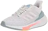 adidas Women's EQ21 Running Shoe, Dash Grey/Almost Pink/Acid Red, 9.5