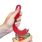 Red Ring Pull Can Opener Tin Opener Arthritis Aids jar Opener for weak Hands tin openers That Work - Citystores