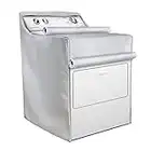 Mr.You Wash Machine Cover,Washer/Dryer Cover for Front-loading Machine,With Double Zipper Design (Light white)