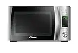 Candy COOKinAPP CMXG20DS Microonde con Grill, App Cook-in, 700W, 20 L, 40 Ricette, 44x35,75x25,9 cm, Argento