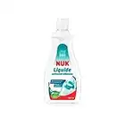 NUK Limpiador de biberones, 500 ml, Ideal para lavar biberones, tetinas y accesorios, Sin perfume, pH neutro, Botella fabricado con 100% de materiales reciclados, Claro