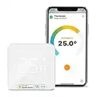 Smart Thermostat for Combi Boiler/Water Underfloor Heating, WiFi Thermostat Works with Apple HomeKit Siri, Alexa, Google Home, Support Programmer/Voice/Remote Smart Heating Control, No Hub Required