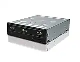 LG Blu-ray Disc Rewriter lecteur de disques optiques Interne Noir - Lecteurs de disques optiques (Noir, horizontale, SATA, BD-R,BD-R DL,BD-RE,BD-RE DL,BD-ROM,CD,CD-R,CD-ROM,CD-RW,DVD,DVD+R,DVD+R DL,DVD+RW,DVD+RW..., 22,16 Mo/s, 48x)