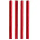 TRIWONDER 4 o 10 Pezzi Tubi di Riparazione per Bacchette di Tenda con Diametro 7,9-8,5 mm, Ultraleggere Aste di Aggiustatura in Lega di Alluminio per Tenda da Campeggio (Rosso - 4 Pezzi)