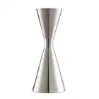 Jigger, Stainless Steel Double Jigger,Japanese-Style Silver Stainless Steel Cocktail Jigger,Wine Measuring Device,Stainless Steel Cocktail Layered Measuring Cup 1oz, 2oz