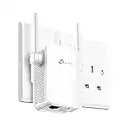 TP-Link AC1200 Universal Dual Band Range Extender, Broadband/Wi-Fi Extender, Wi-Fi Booster/Hotspot with 1 Ethernet Port and 2 External Antennas, Built-in Access Point Mode, UK Plug (RE305)