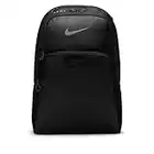 NIKE Mochila unisex Brasilia, negro, gris ahumado, DO7954-010, MISC, negro, gris ahumado, talla única, Fitness/Entrenamiento