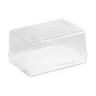 yuanbogg Boîte De Rangement De Beurre en Plastique Contenant De Fromage Transparent Plateau De Gardien De Serveur avec Un Couteau Et Une Partition Japon Original Boîte De Plat À Beurre