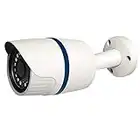 WiTi Cámara de Bala Gran Angular de la Lente de 2.8mm, cámara AHD, CCTV de vigilancia de Seguridad BNC, transmisión coaxial IP66 Impermeable al Aire Libre e Interior (2MP)