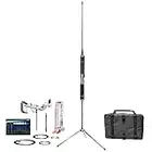 Super Antenna MP1DXTR80 HF SuperWhip Tripod All Band 80m MP1 Antenna with Clamp Mount and Go Bag ham Radio Amateur