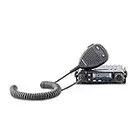 MIDLAND M-Mini Radio CB para Vehículo CB Multibanda 40 Canales Am/FM, Transceptor Compacto con Micrófono y Toma 2 Pin para Adaptador Bluetooth, con Canal de Emergencia