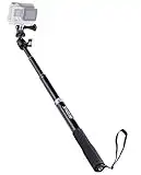 Smatree SmaPole Q1 Extendable Selfie Stick / Monopod for GoPro Hero 7/6/5/4/3+/3/2/1/Session / for Compact Cameras