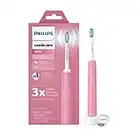 Philips Sonicare 3100 Power Toothbrush, Rechargeable Electric Toothbrush with Pressure Sensor, Deep Pink HX3681/06