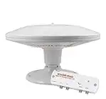 Vision Plus Status 355 Omni-Directional Digital TV, FM and DAB Antenna with VP3 Amplifier Latest Model Mobile Television Aerial Perfect for Caravans Boats Motorhomes etc (355-5m)