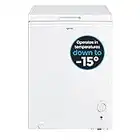 Igenix IG100 Freestanding Chest Freezer, 99 Litre Capacity with Freezer Basket, Suitable for Outbuildings and Garages, White