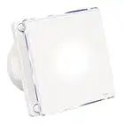 STERR Blanco Extractor De Baño 100 mm con LED Ventilador de baño silencioso -Extractor De Aire Para Baños - Extractor Baño silencioso 100mm