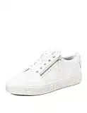 Geox Femme D Leelu' D Sneakers, White, 37 EU