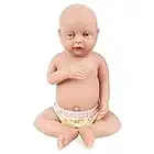 Vollence 18 Inch Full Silicone Baby Doll That Look Real,Not Vinyl Dolls,Real Reborn Baby Doll,Lifelike Baby Dolls,Newborn Baby Dolls - Girl