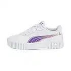 PUMA Fille Carina 2.0 Holo Ps Basket, Puma White Puma Silver, 31 EU