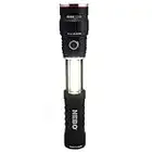 500 Lumen COB LED Work-Light and Flashlight, Red Light Mode and Red Flashing Light Mode, 4x Adjustable Zoom, Magnetic Base, No Need to Buy Batteries SLYDE KING is Rechargeable - NEBO 6726 Slyde King