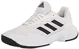 adidas Men's GameCourt 2 Tennis Shoe, White/Core Black/White, 10.5