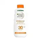 Garnier Ambre Solaire Hydra 24 Hour Protect Hydrating Protection Lotion SPF30, High Sun protection Factor 30, Water Resistant Sunscreen, with Shea Butter, UVA & UVB Protection, 200ml