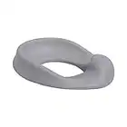 Dreambaby Soft Touch Potty Seat - Contoured Toddler Toilet Seat Attachment for Potty Training - Grey