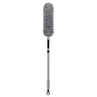 MR.SIGA Extendable Lint Free Microfiber Duster, Washable Duster for Household Cleaning, Gray