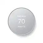 Google Nest Thermostat - Smart Thermostat for Home - Programmable WiFi Thermostat - Fog