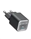 Anker Chargeur iPhone 511 (Nano 3), Chargeur USB C GaN 30 W, Chargeur Rapide iPhone PPS PIQ 3.0, Anker Nano 3 pour iPhone 13/13 Mini/13 Pro/13 Pro Max/12, Galaxy, iPad (câble non inclus), Noir Fantôme