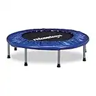 Relaxdays 10020801, Trampolino, Tappeto, Elastico E Pieghevole Unisex – Adulto, Blu, 22 x 95 x 95 cm