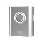 Ring Interchangeable Faceplate for Doorbells - Video Doorbell 3, Video Doorbell 3 Plus, Video Doorbell 4, Battery Doorbell Plus - Silver Metal