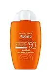 Eau Thermale Avène Aqua Fluid sun protection SPF 50+, Ultra-Fluid Face Sunscreen Lotion, Broad Spectrum for Sensitive Skin, Antioxidant, Water Resistant, Non Greasy, 50 ml