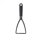 MasterClass Potato Masher, Stainless Manual Mash Potato Maker, Ergonomic Soft-touch Nylon Handles, 34 cm (13.4"), Black