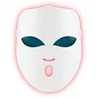 REAKOO LED Light Therapy Mask maschera per terapia della luce Maschera Per Fototerapia Photon Terapia, Maschera facciale leggera, Anti Acne Maschera, Trattamento Bellezza Pelle Fototerapia Maschera