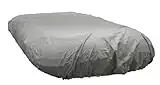 Newport Vessels UV Resistant Inflatable Dinghy Boat Cover, Grey, 8-9-Feet