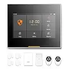 Staniot Home Alarm System, 10 Pcs WiFi SecPanel 3 Home Wireless Security System Kit, 4.3" Anti-fingerprint Touch Screen Panel, APP Remote Control, Compatible with Alexa and Google Assistant